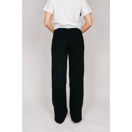 Female trousers, size 42, black color-1