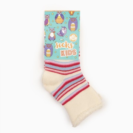 Noski children's terry, dairy color, size 6-3