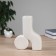 VAZA Ceramics desktop "Olav" 19.5x16 cm, white