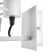 Sconces "man" E27 40W white 14x14x17 cm