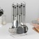 A set of kitchen accessories "Assistant", 6 items, on a stand