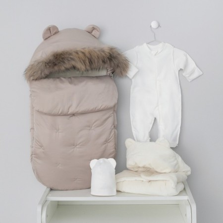 Set for discharge Winter Kinderlitto "New Orsetto", 5 items, height 56-62 cm, cappuccino color