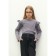 Лонгслив детский Amarobaby Ruffle, рост 122 см, цвет серый