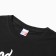 Homemade female set (T -shirt, shorts), black color, size 52