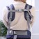 Backpack-Kenguru/hipper "denim", the color is gray/blue