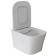 The toilet of the suspended Wave Promo, a duroplast with a microlypt, a beard, white, (l)