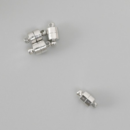 Floor with magnetic metal silver 0.7x1.2x0.7 cm