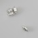 Floor with magnetic metal silver 0.7x1.2x0.7 cm
