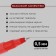 Gel handle red volumetric paste 0.5 mm artfox