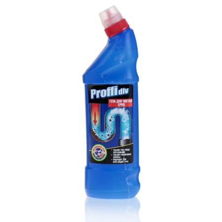 Gel for cleaning sewer pipes Proffidiv, 750 ml