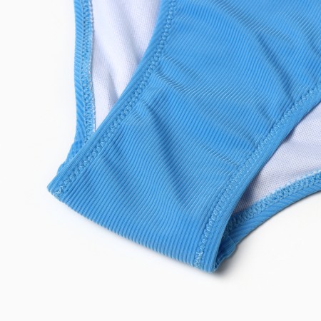 Separate female swimsuit, blue color, size 38-3