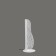 MANTRA Bianca, LED, 700LM, 3000K, 375 mm, white color, white