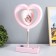 Night -hearteous "Heart" with a photo frame LED USB AKB MICS 7x15.5x30 cm Risalux