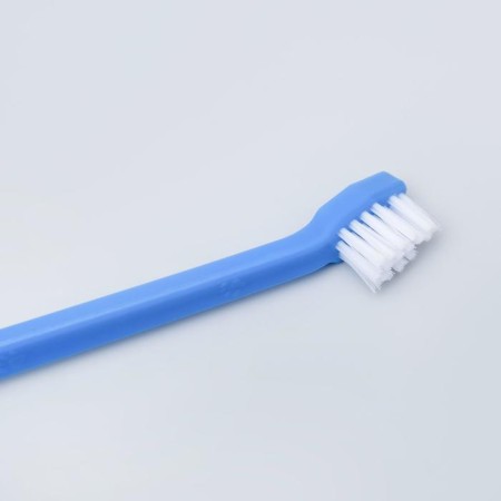 Set of dental brush two -sided + brush Batter + Massager for gums (set 3 pcs), mix-6