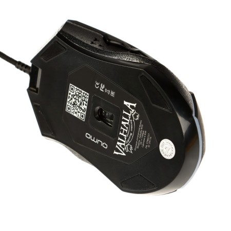 The mouse Qumo Valhalla M35, game, wired, 6 buttons, backlight, 3200 dpi, USB, black-7