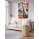 Decorative panel with photo printing "Game of the Eiffel Tower", vertical, size 150x200 cm