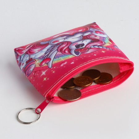 Children's wallet with a zipper, color mix-4