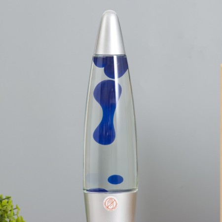 Lava-lamp "Blue drops" wax, E14 h = 41cm Risalux-4