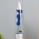 Lava-lamp "Blue drops" wax, E14 h = 41cm Risalux