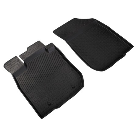 Rubber rugs with a high side for Lada Largus (per. Row) 2012-N.V.