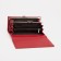 Women's wallet on magnets, red color