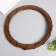 Ring Roadan for manufacturing a dream catcher "dark brown" d = 30 cm