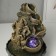 The desktop fountain from the network, the backlight "Ganesha - Mudra Abhai" Gray 20.5x20.5x26.5 cm