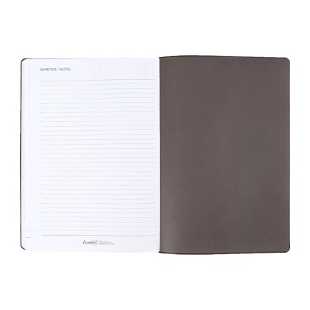 Dated 2025 diary, Escalada, A4, 120 sheets, soft cover, artificial leather, foil embossing, liesse, block 80 g/m2, brown-10