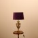 Luminaire "Stout" Lilac/golden 1x40W, E27, 40x40x70 cm