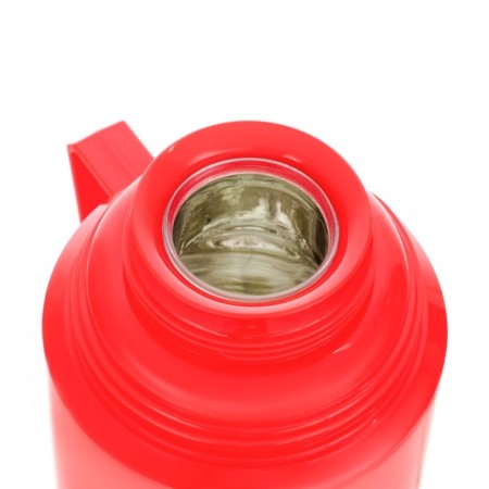Thermos with a glass flask "Classic" with 1 mug and 1 cup, 1 l, 13 x 29 cm, red-2