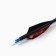 Arrow for onions, carbon, black, plumage - red, 80 cm