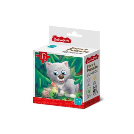 FIRST PUZZLE puzzle, "wolf cub", 16 elements-9