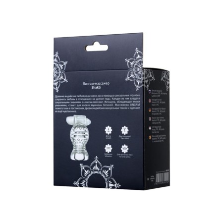 Masturbator Unrealistic Lingam byfa Shakti, TPE, Transparent, 9 cm-4