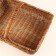 A basket with a high pen, 40x31x25 cm, rattan