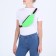 Lightning waist bag, green color