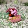Duck with propeller pink, pink helmet