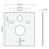 Berges's toilet installation Berges Atom 410, button chrome gloss, galvanic