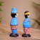 Souvenir "couple" wood (set 2 pcs) 17 cm