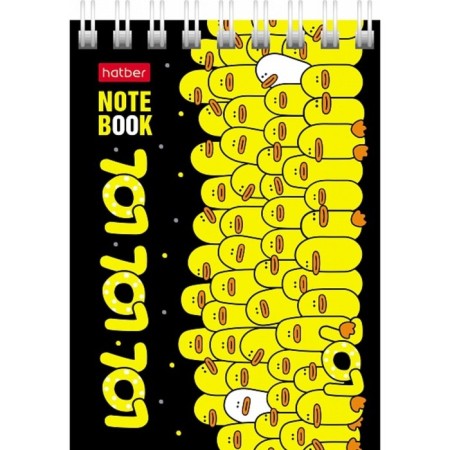 Notepad A7, 60 sheets on the crest "Duck Stories", cover Cover Cardboard, OFSET block 65g/m2-5