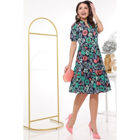 Women's dress "Flower perfume", size 52-1