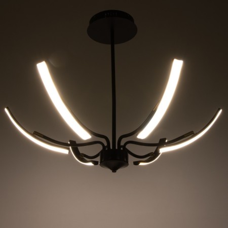 Люстра "Элеганс" LED 48Вт 3000-6000К черный 80х80х45 см BayerLux-2