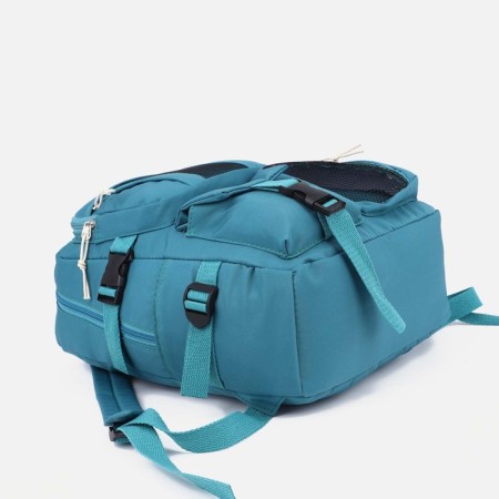 School backpack on lightning, 5 outer pockets, blue color-2