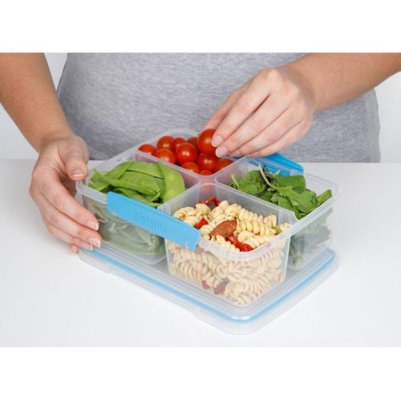 Container rectangular four -section, 1.74 liters-12