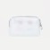 Cosmetic bag with zipper, matte color/multi -colored