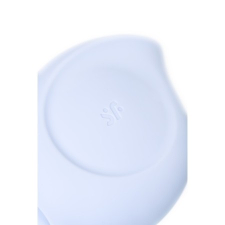Vacuum-wave contactless stimulator of the Satiffyer Sugar Rush clitoris, silicone, blue color-7