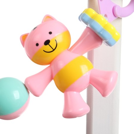Stretching on the stroller/crib "animals", 3 toys, color mix, crush me-5