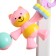 Stretching on the stroller/crib "animals", 3 toys, color mix, crush me