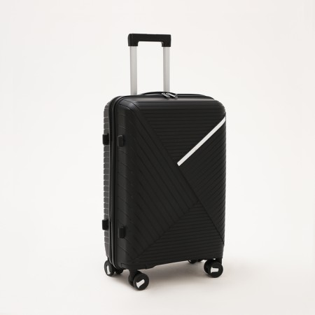 Middle suitcase 24 ", lightning department, code castle, 4 wheels, black color-1