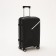 Middle suitcase 24 ", lightning department, code castle, 4 wheels, black color