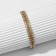 Bracelet with rhinestones "ice" elegance, lines, white-gold color, 18 cm
